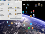 MATE Fedora 23 elegante com MATE e Mint Menu